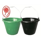 YTH-79 20 inch Cast Plastic Bucket Green/Black 1