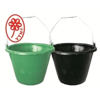 YTH-79 20 inch Cast Plastic Bucket Green/Black