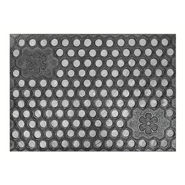 Doormat walk the floor DESIGNATION Ori black universal motif size 3